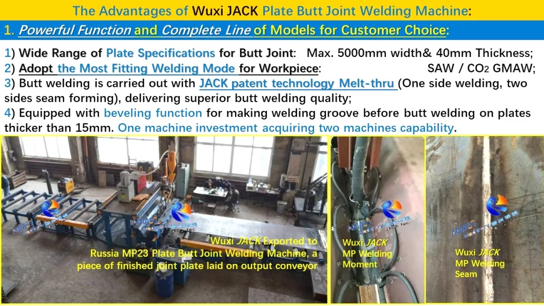 MP25(2.5m) General Purpose Hydraulic Motorized Beveling Joining Multi-function Flat Welder Plate Butt Joint Welding Machine