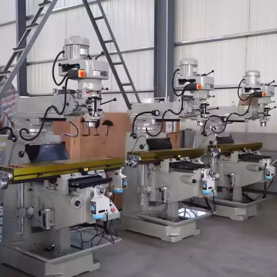 Máquina fresadora de torre universal X6325 com velocidade variável tipo joelho fresadora